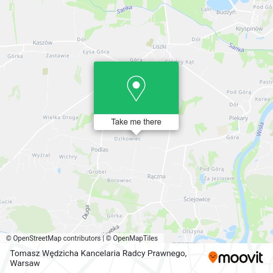 Tomasz Wędzicha Kancelaria Radcy Prawnego map