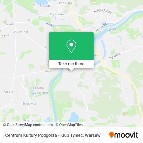 Centrum Kultury Podgórza - Klub Tyniec map