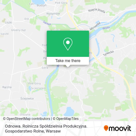 Odnowa. Rolnicza Spółdzielnia Produkcyjna. Gospodarstwo Rolne map