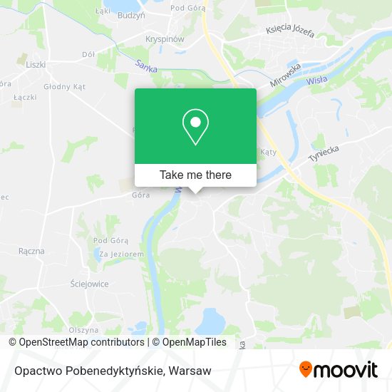 Opactwo Pobenedyktyńskie map