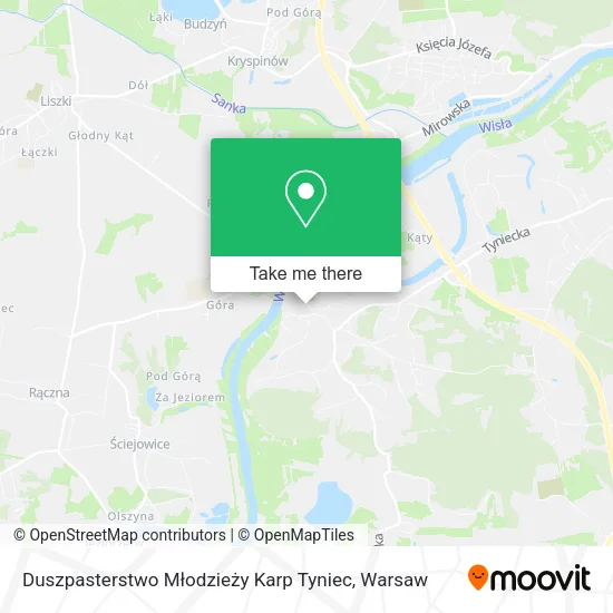 Карта Duszpasterstwo Młodzieży Karp Tyniec