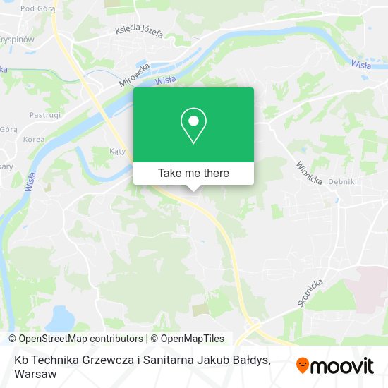 Kb Technika Grzewcza i Sanitarna Jakub Bałdys map