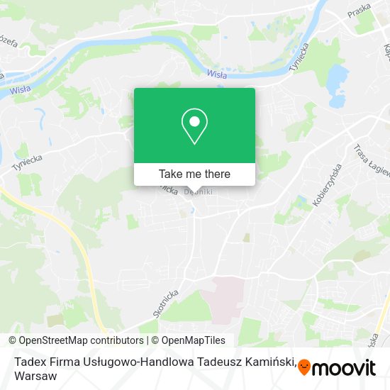 Tadex Firma Usługowo-Handlowa Tadeusz Kamiński map