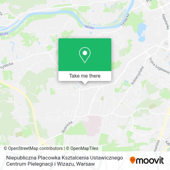 Карта Niepubliczna Placowka Ksztalcenia Ustawicznego Centrum Pielegnacji i Wizazu