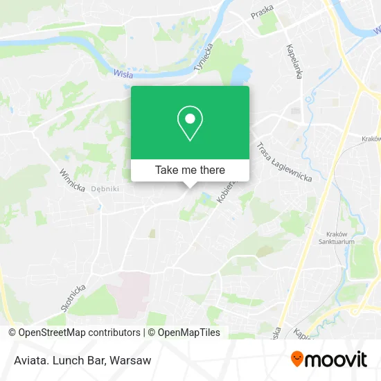 Карта Aviata. Lunch Bar