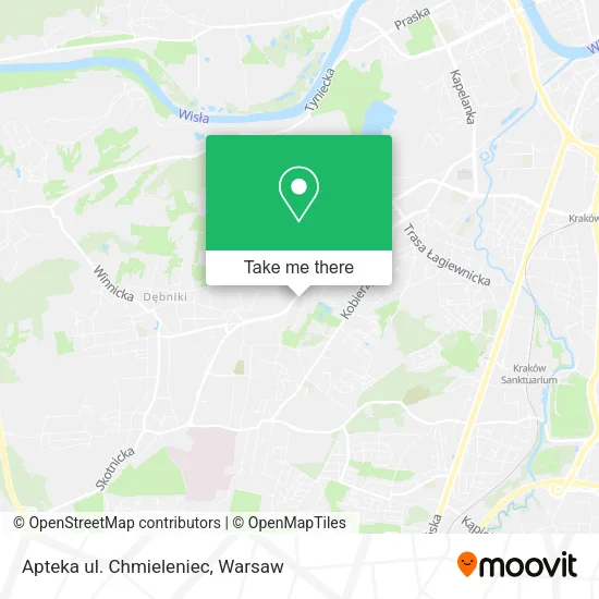 Карта Apteka ul. Chmieleniec