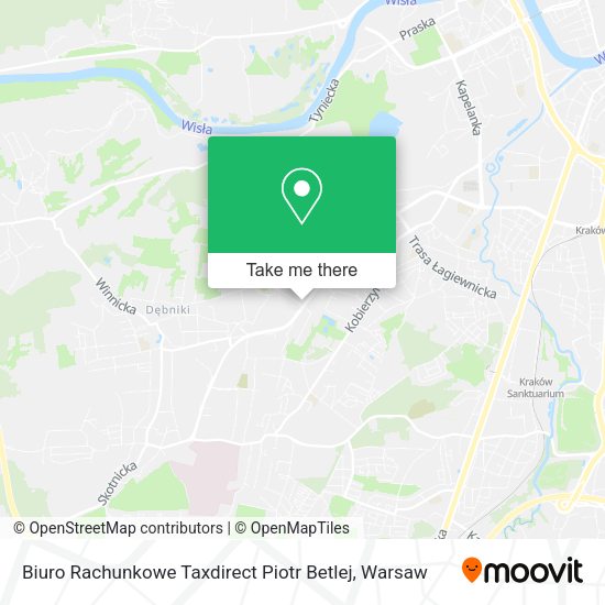 Biuro Rachunkowe Taxdirect Piotr Betlej map