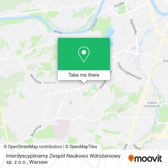 Interdyscyplinarny Zespół Naukowo Wdrożeniowy sp. z o.o. map