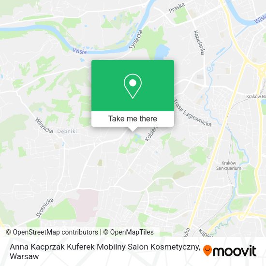 Anna Kacprzak Kuferek Mobilny Salon Kosmetyczny map