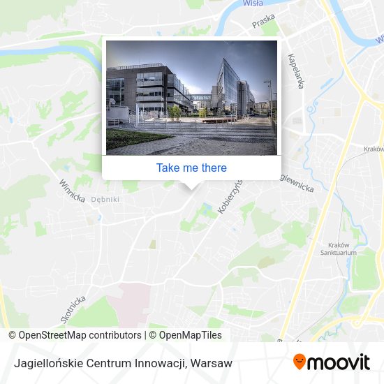 Jagiellońskie Centrum Innowacji map