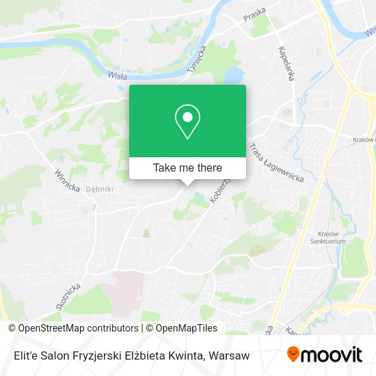 Elit'e Salon Fryzjerski Elżbieta Kwinta map