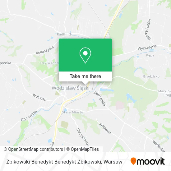 Карта Żbikowski Benedykt Benedykt Żbikowski