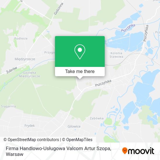 Firma Handlowo-Usługowa Valcom Artur Szopa map