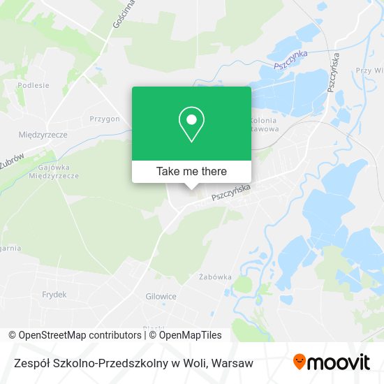 Zespół Szkolno-Przedszkolny w Woli map