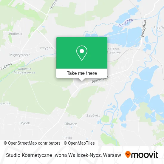 Карта Studio Kosmetyczne Iwona Waliczek-Nycz