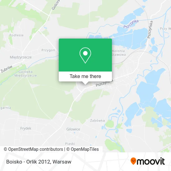 Карта Boisko - Orlik 2012