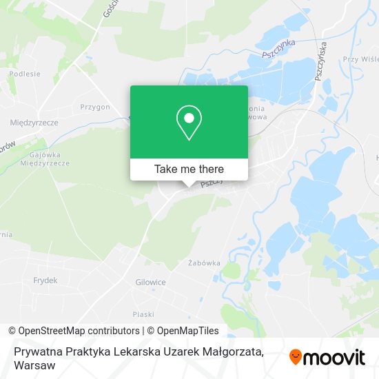 Prywatna Praktyka Lekarska Uzarek Małgorzata map