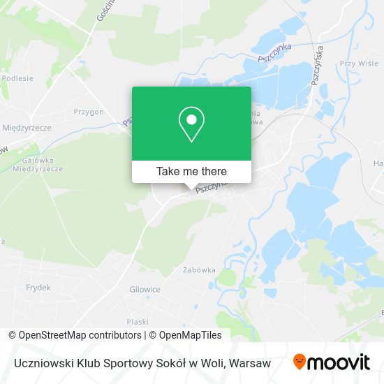 Uczniowski Klub Sportowy Sokół w Woli map