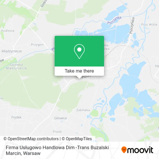 Карта Firma Usługowo Handlowa Dim -Trans Buzalski Marcin