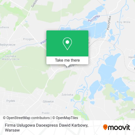 Firma Usługowa Daoexpress Dawid Karbowy map