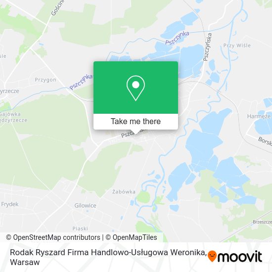 Rodak Ryszard Firma Handlowo-Usługowa Weronika map