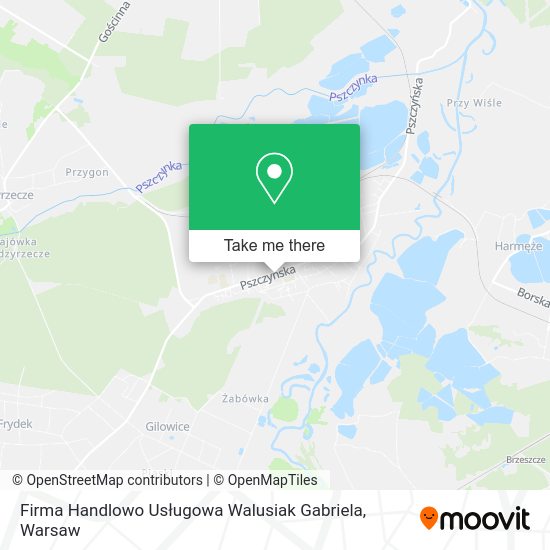 Firma Handlowo Usługowa Walusiak Gabriela map