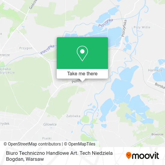 Карта Biuro Techniczno Handlowe Art. Tech Niedziela Bogdan