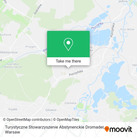 Turystyczne Stowarzyszenie Abstynenckie Dromader map