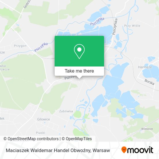 Maciaszek Waldemar Handel Obwoźny map