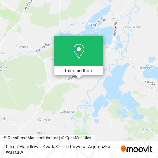 Firma Handlowa Kwak Szczerbowska Agnieszka map