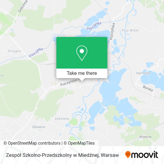 Zespół Szkolno-Przedszkolny w Miedźnej map