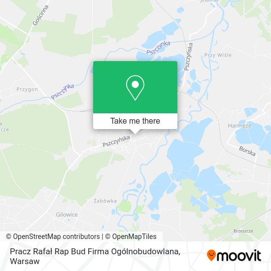 Pracz Rafał Rap Bud Firma Ogólnobudowlana map