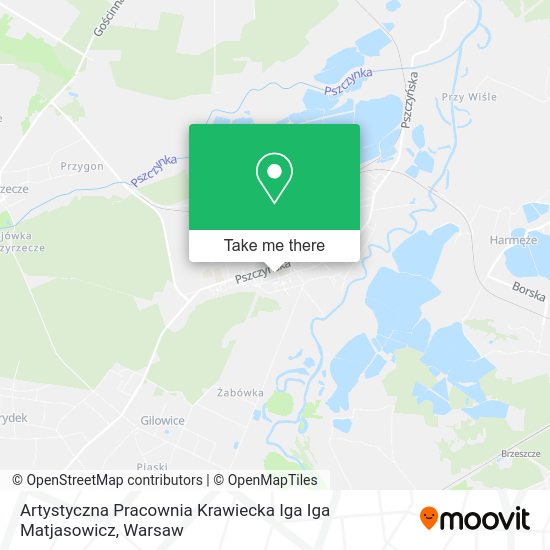 Artystyczna Pracownia Krawiecka Iga Iga Matjasowicz map