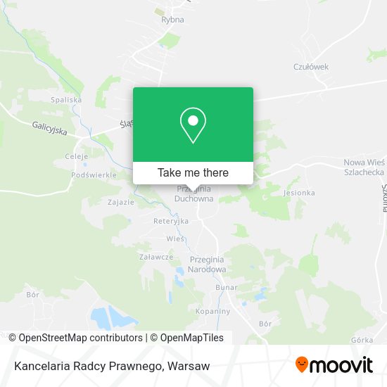 Kancelaria Radcy Prawnego map