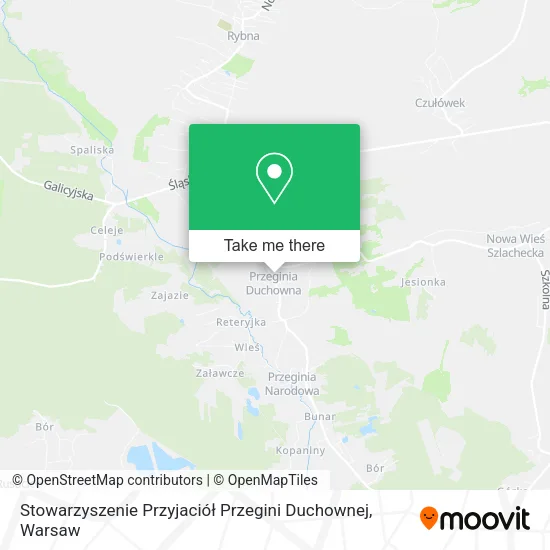 Stowarzyszenie Przyjaciół Przegini Duchownej map