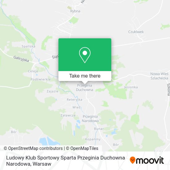 Ludowy Klub Sportowy Sparta Przeginia Duchowna Narodowa map