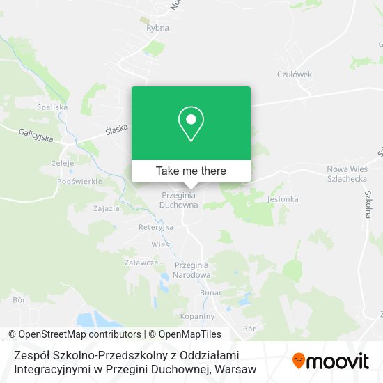 Zespół Szkolno-Przedszkolny z Oddziałami Integracyjnymi w Przegini Duchownej map