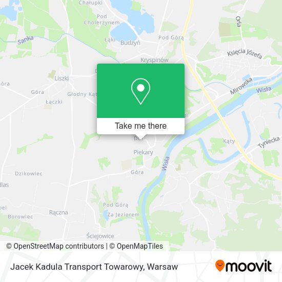 Jacek Kadula Transport Towarowy map