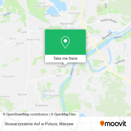 Карта Stowarzyszenie Asf w Polsce