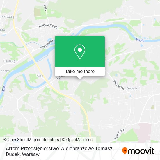 Artom Przedsiębiorstwo Wielobranżowe Tomasz Dudek map