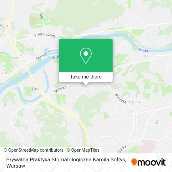 Карта Prywatna Praktyka Stomatologiczna Kamila Sołtys