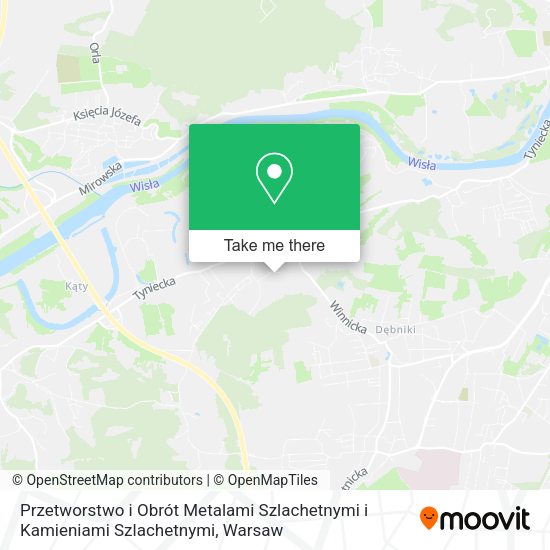 Przetworstwo i Obrót Metalami Szlachetnymi i Kamieniami Szlachetnymi map