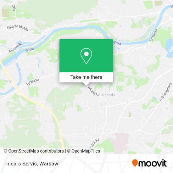 Incars Servis map