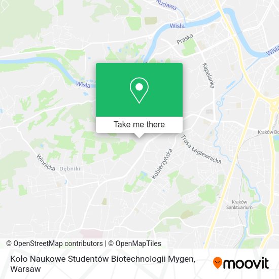 Koło Naukowe Studentów Biotechnologii Mygen map