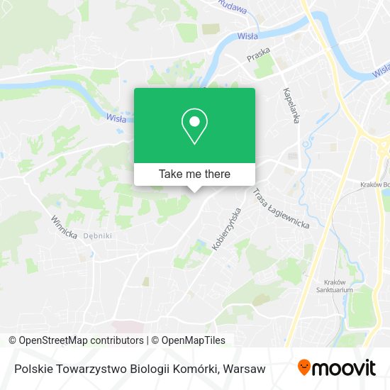 Polskie Towarzystwo Biologii Komórki map