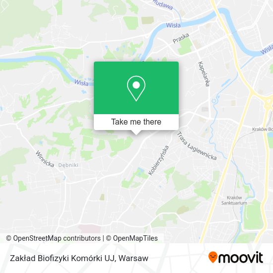 Zakład Biofizyki Komórki UJ map