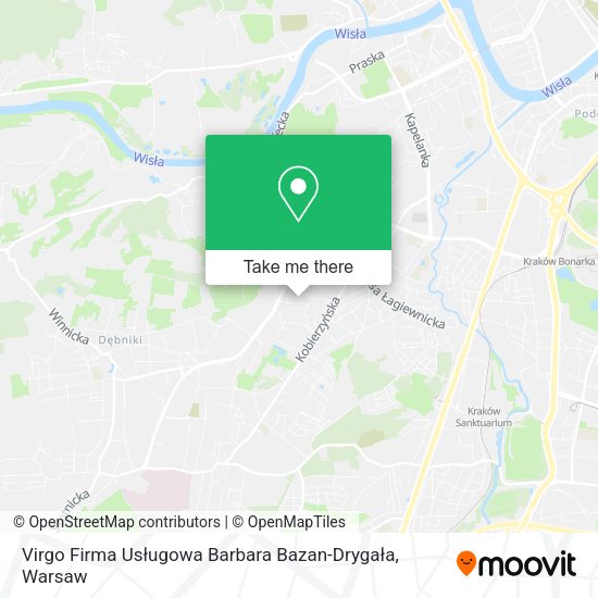 Virgo Firma Usługowa Barbara Bazan-Drygała map