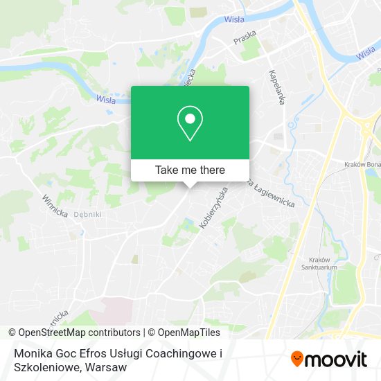 Monika Goc Efros Usługi Coachingowe i Szkoleniowe map