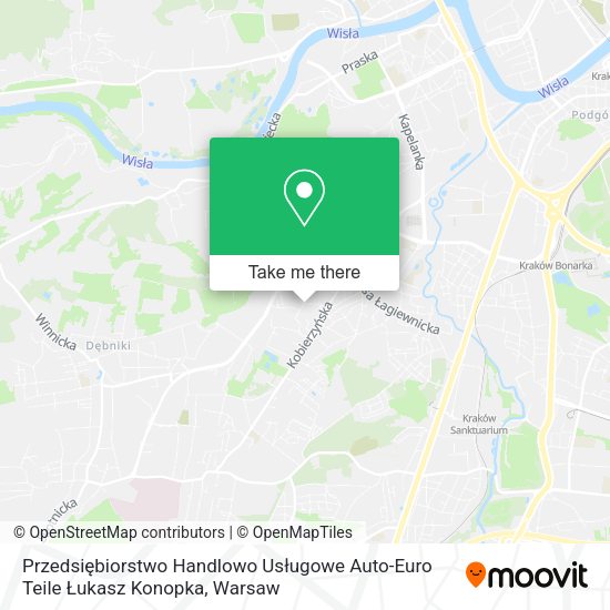 Przedsiębiorstwo Handlowo Usługowe Auto-Euro Teile Łukasz Konopka map