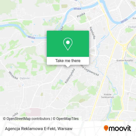 Agencja Reklamowa E-Fekt map